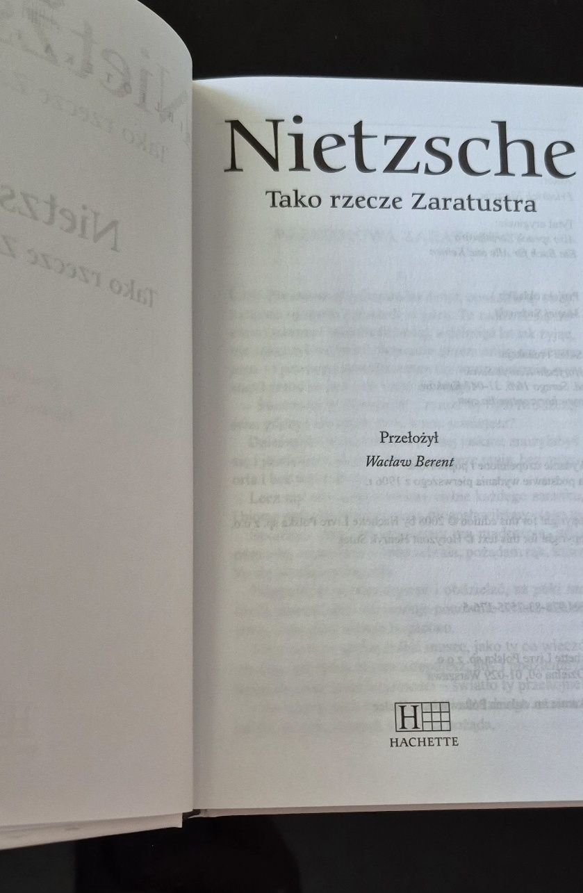 Nietzsche Tako rzecze  Zaratustra biblioteka  filozofów