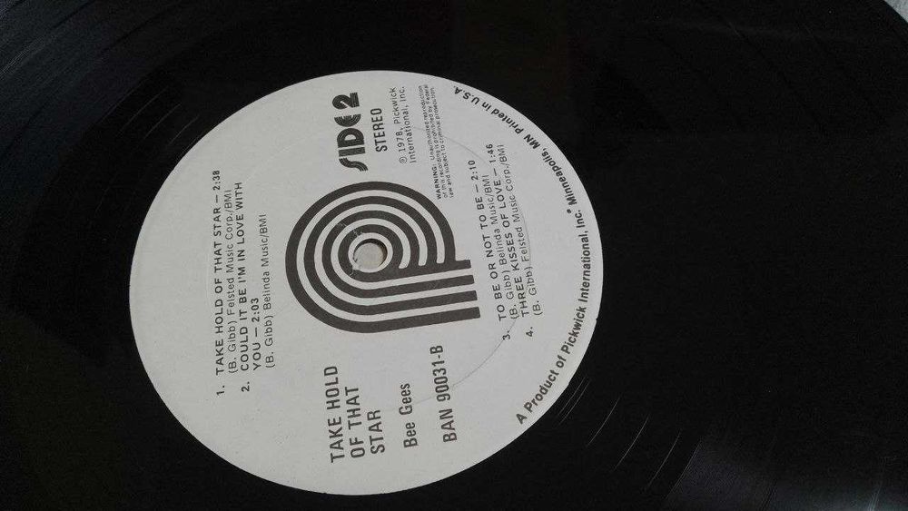 Bee Gees - Take Hold of that Star. фирменный винил