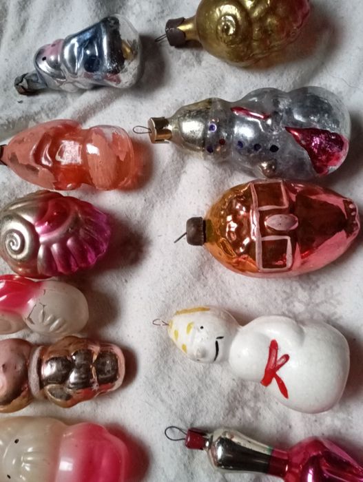 Ёлочные игрушки СССР фигуры