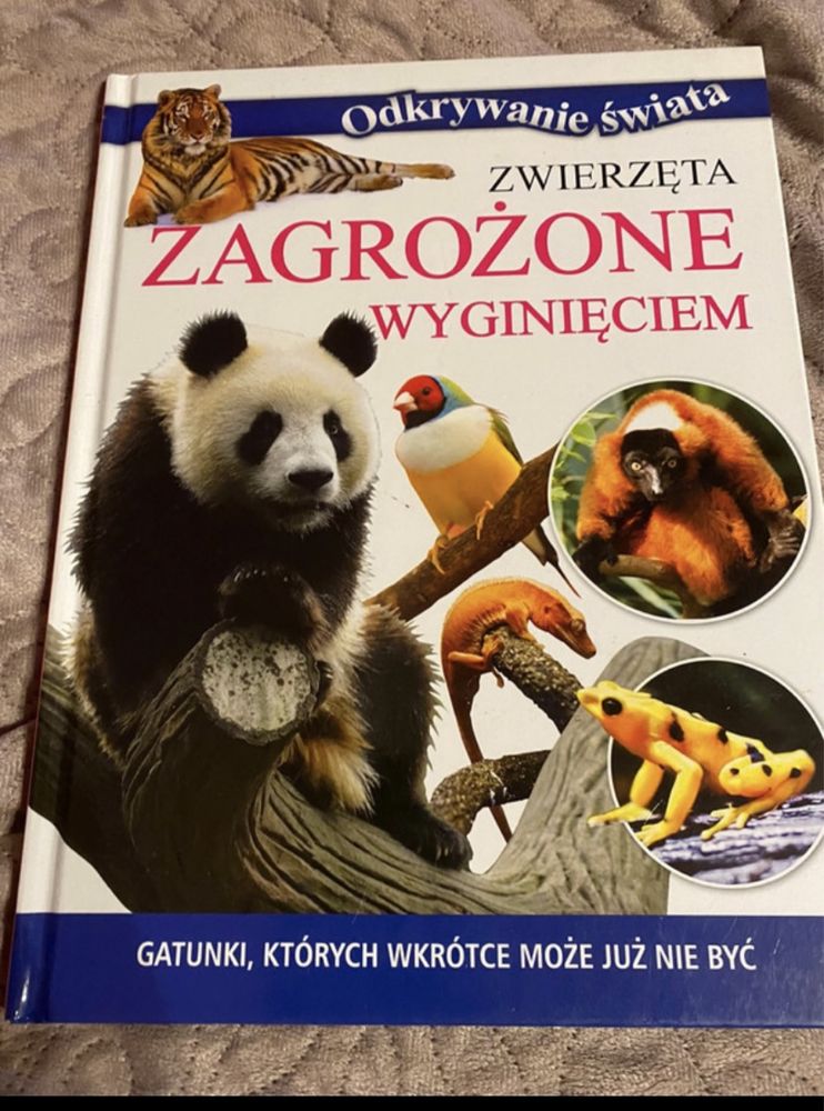 Książka Album zwierzęta zagrożone wyginięciem