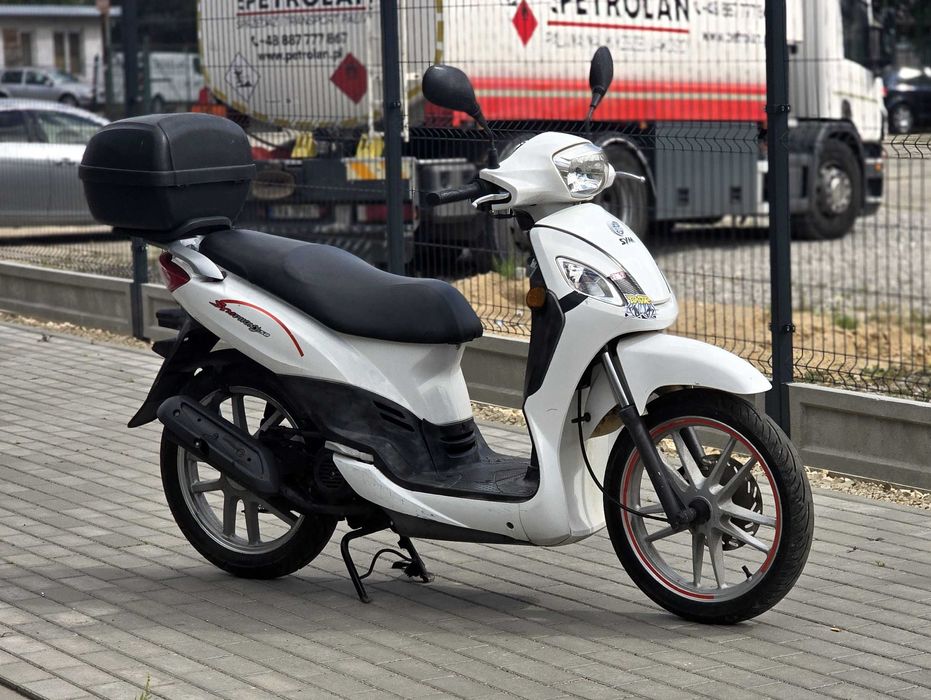 Sym Symphony na dużych kołach 50 4t z kufer