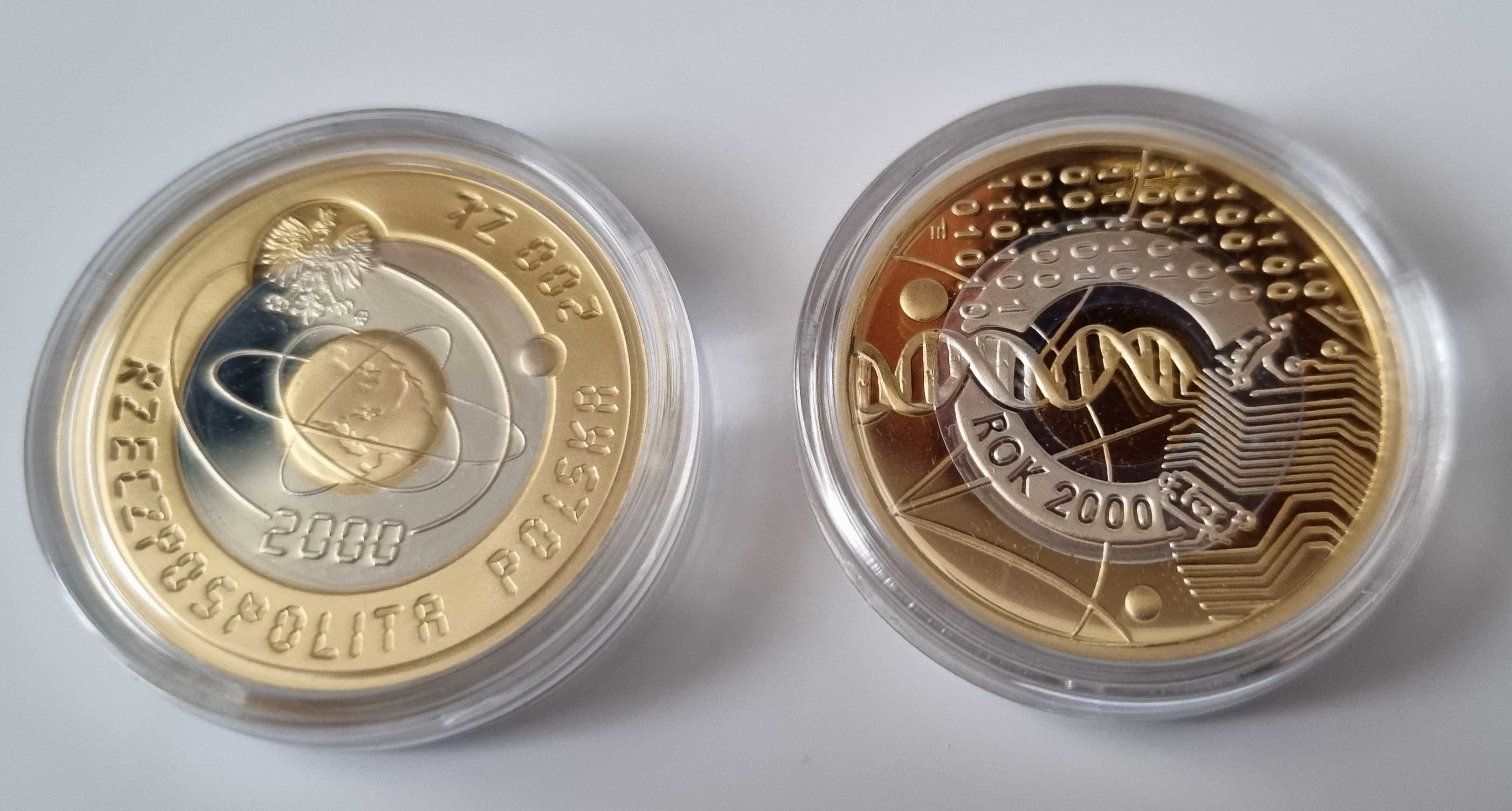 200 zł. Rok 2000; złota moneta kolekcjonerska.