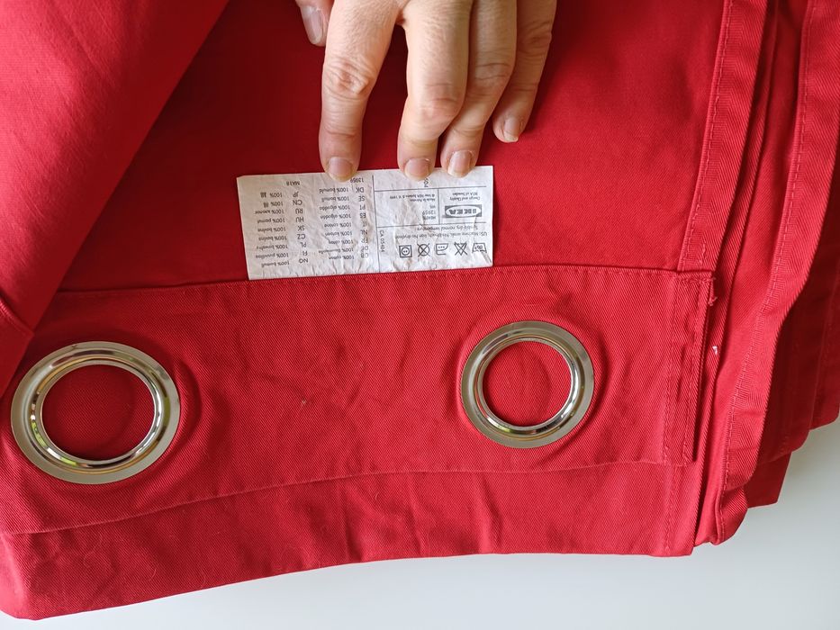 Zasłony Ikea na przelotkach