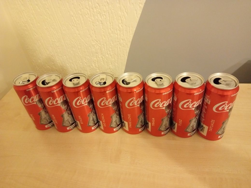 Puszki coca cola Smolasty