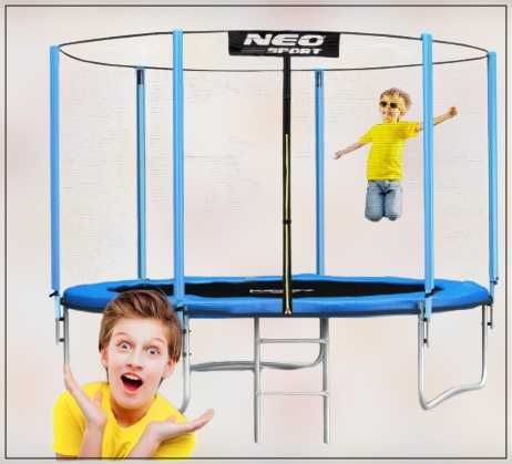 TRAMPOLINA OGRODOWA 10ft 312cm z *siatką zewnętrzną*- *Promocja!*