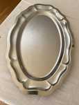 Travessa oval em aço inox modelo grande