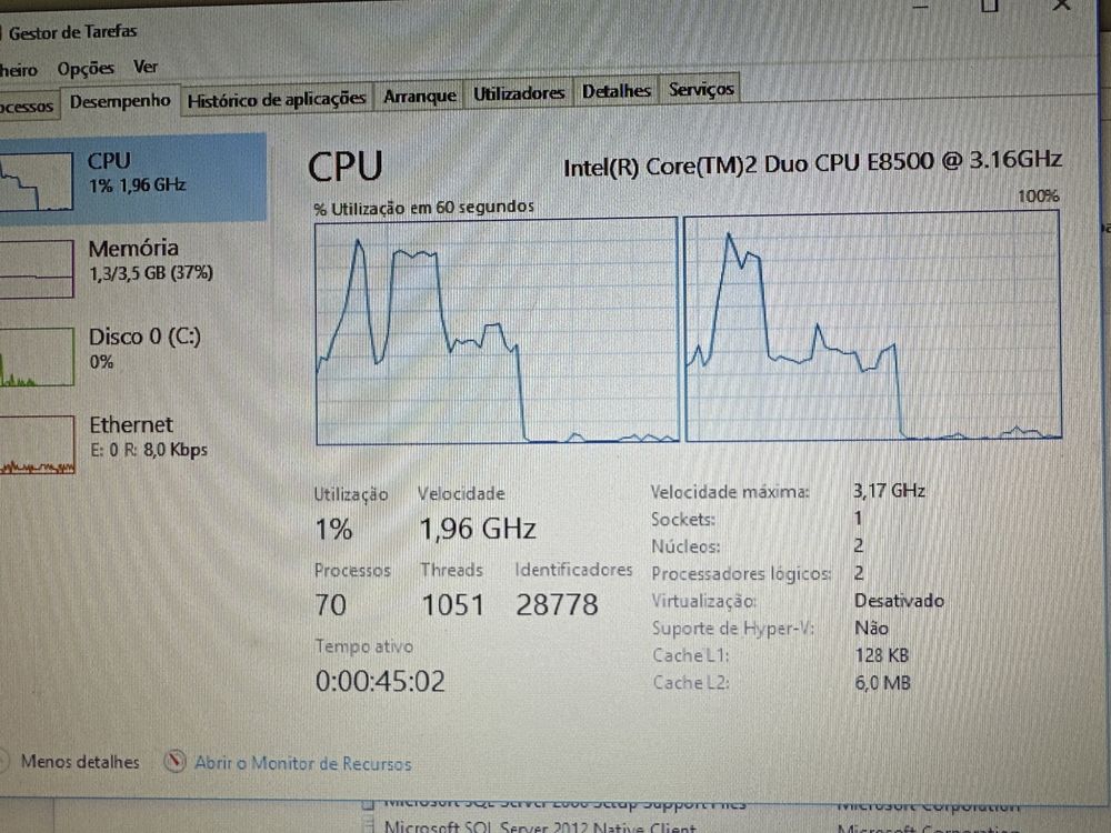 Computador HP compaq 8000 ultra slim