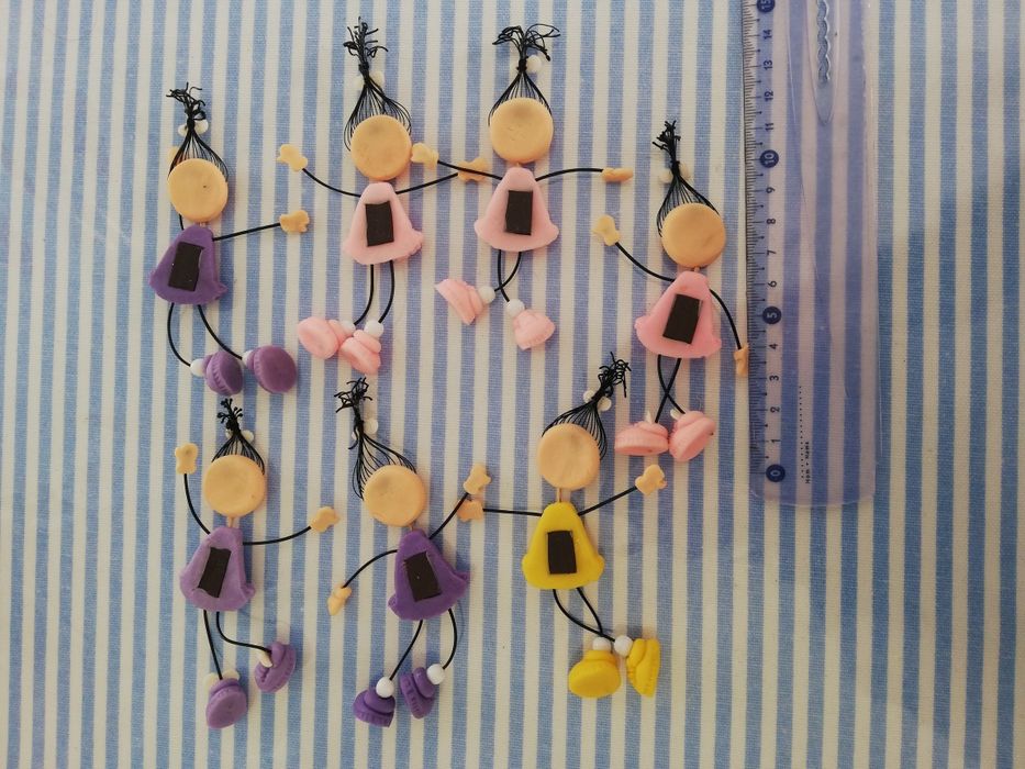 Conjunto Imans Massa Fimo biscuit