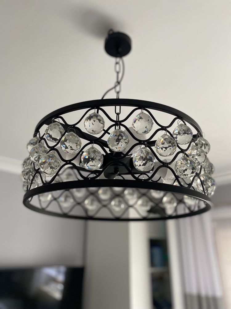 Lampa sufitowa z kryształami glamour- do negocjacji