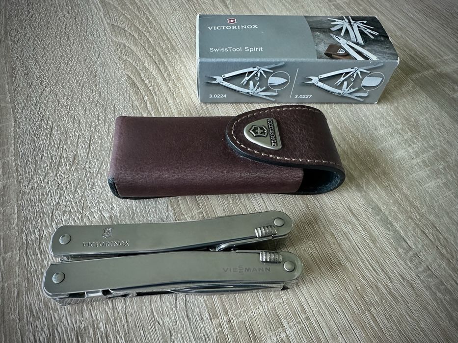 Swiss Tool Spirit X Victorinox, nowy z etui skorzanym