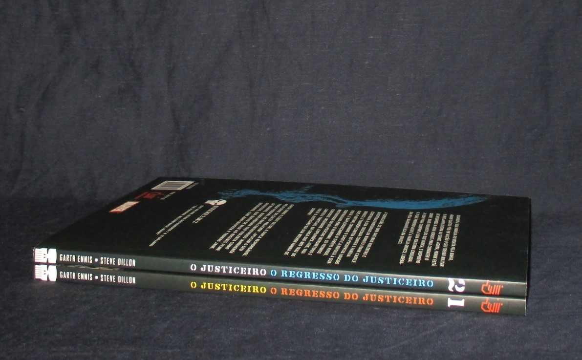 Livros BD O Regresso do Justiceiro 1 e 2 Devir Marvel