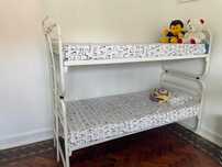 Beliche branco com colchão