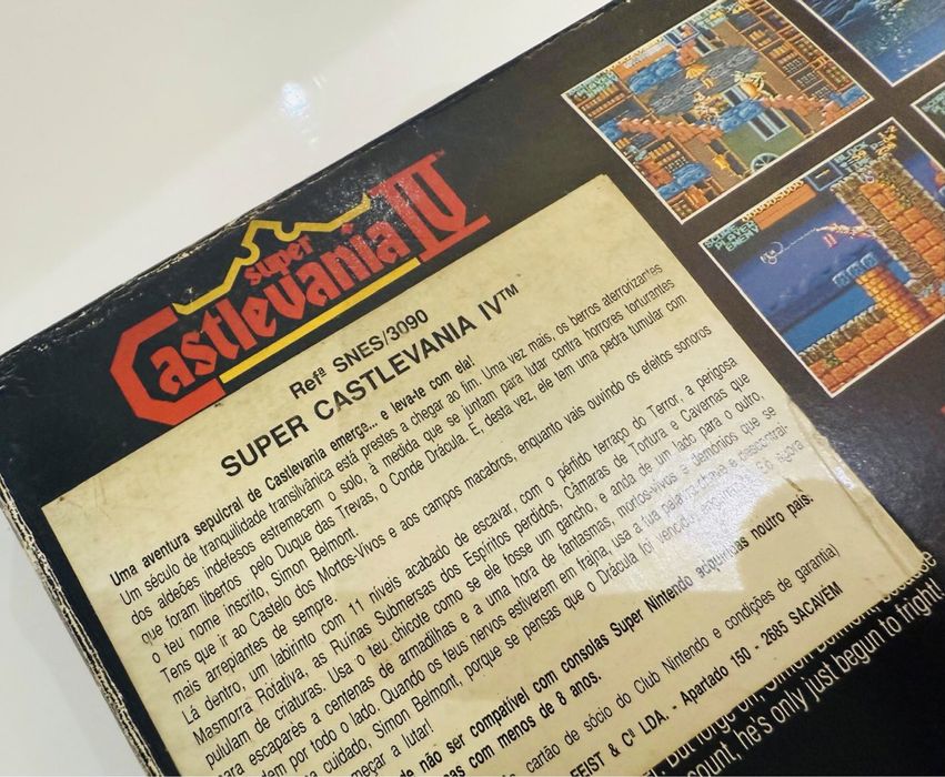 Jogo Super Nintendo / SNES Super Castlevania IV