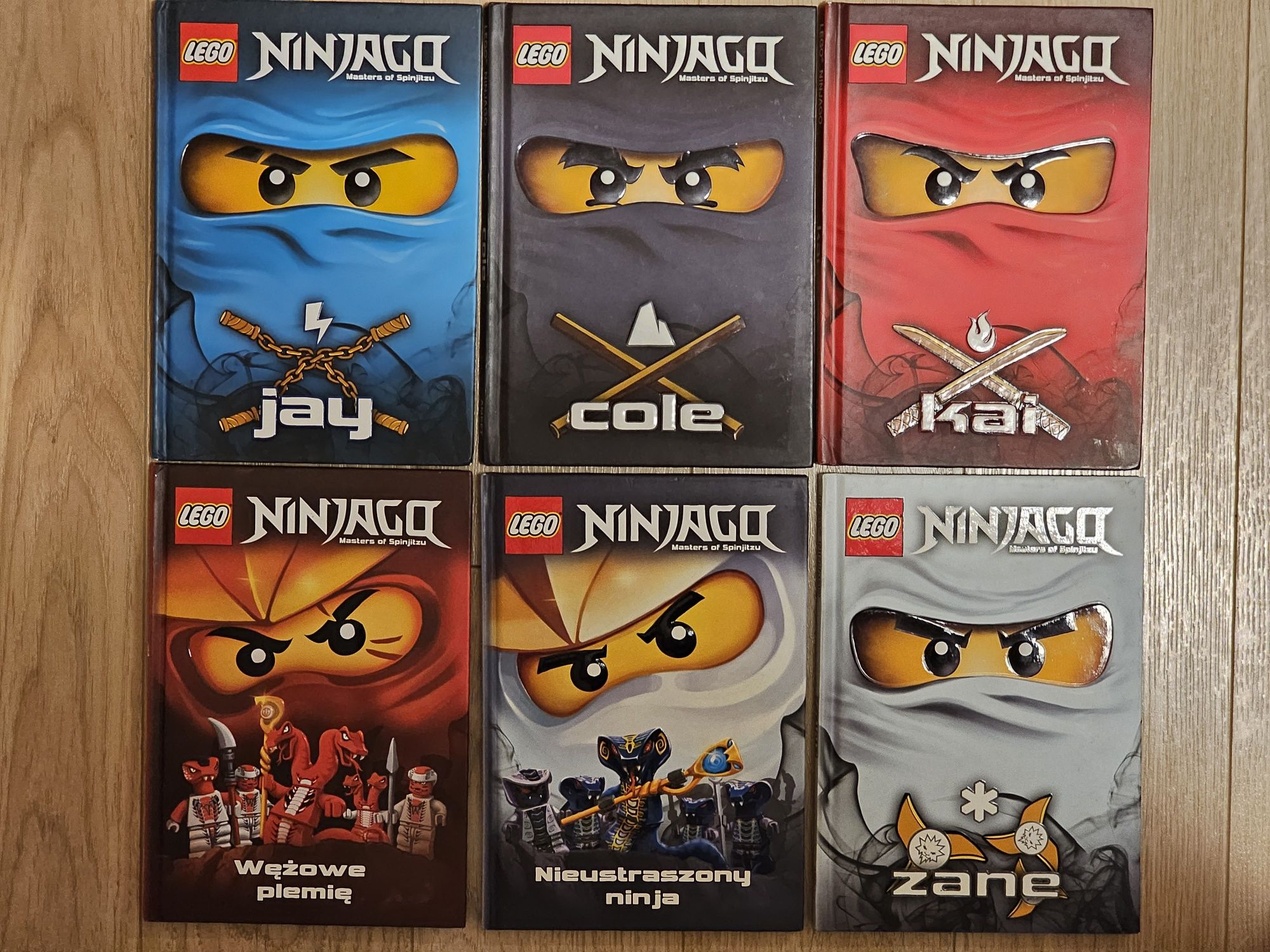 6 książeczek dla dzieci Lego Ninjago