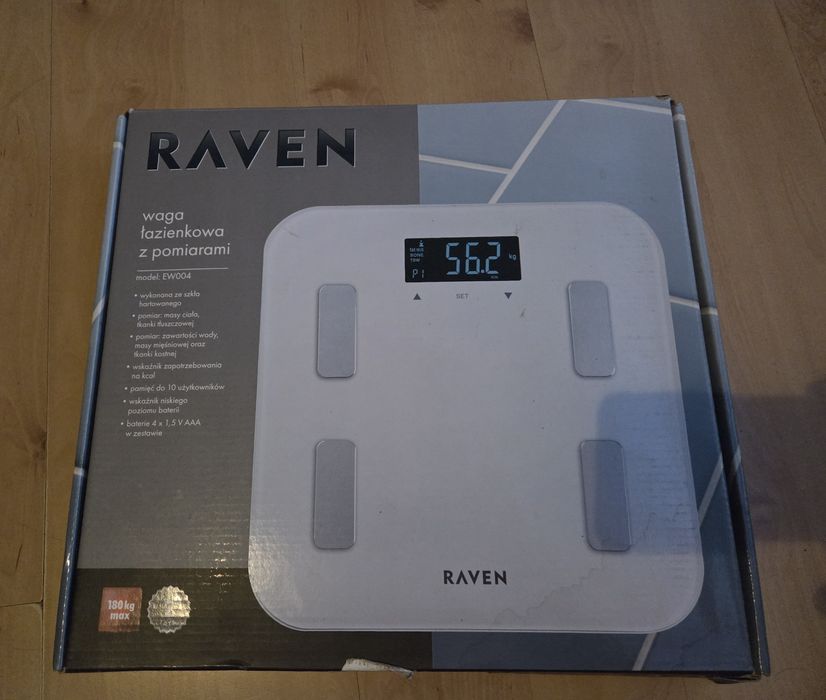 Waga Łazienkowa Raven EW004 180kg