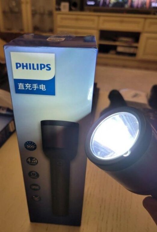 ФонарьНочникКемпинговий/Philips sfl2187/LED/2400ма/захищений/металевий