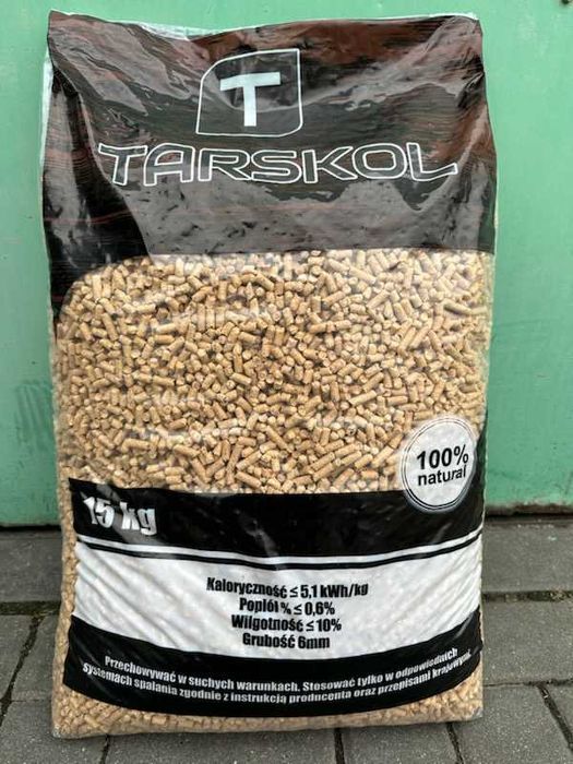 Pellet TARSKOL, Pellet sosnowy PREMIUM Transport GRATIS