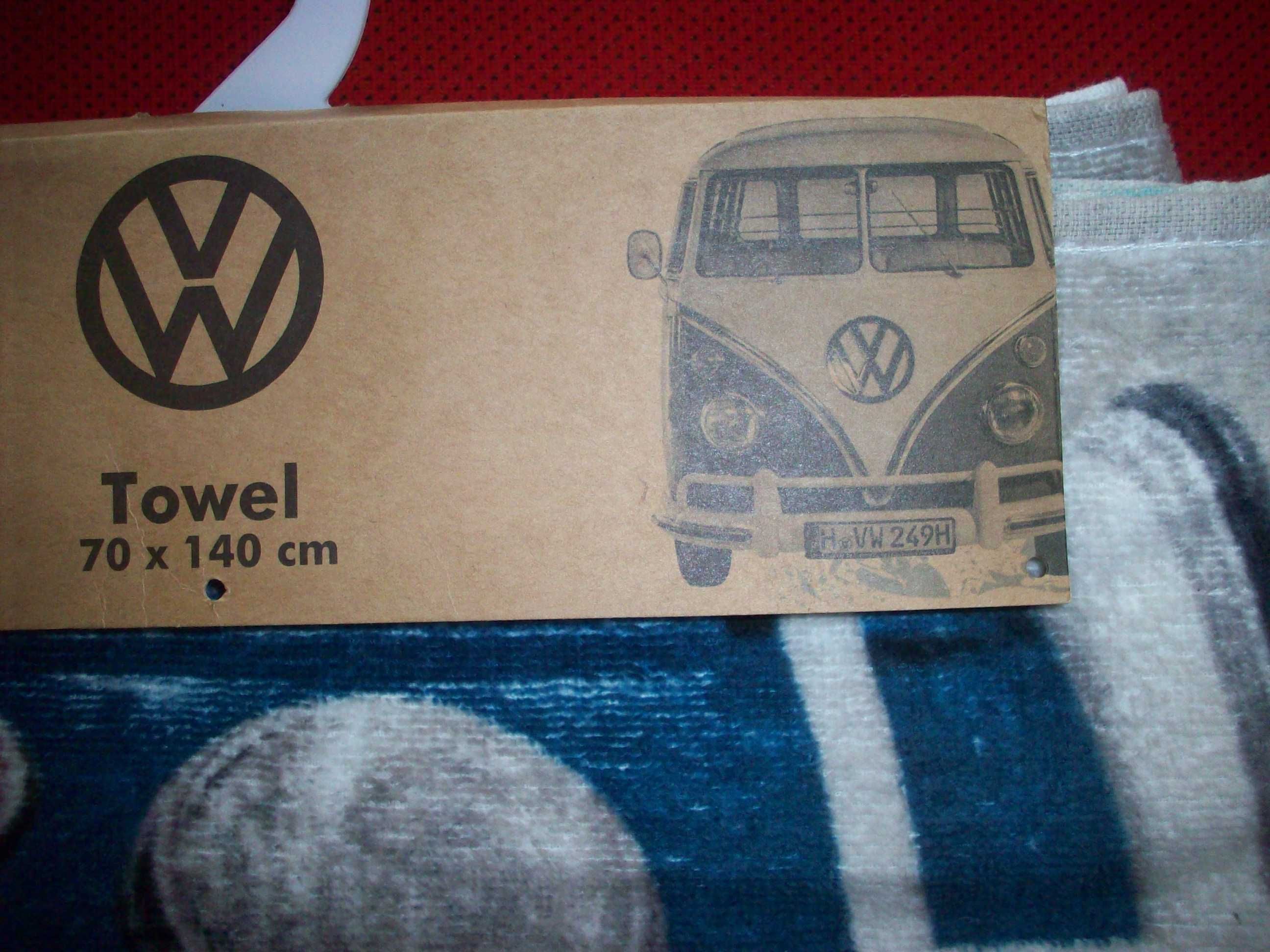 RĘCZNIK duży,nowy,dla fana VW T2 T3 ogórek wzór bus kamper VW