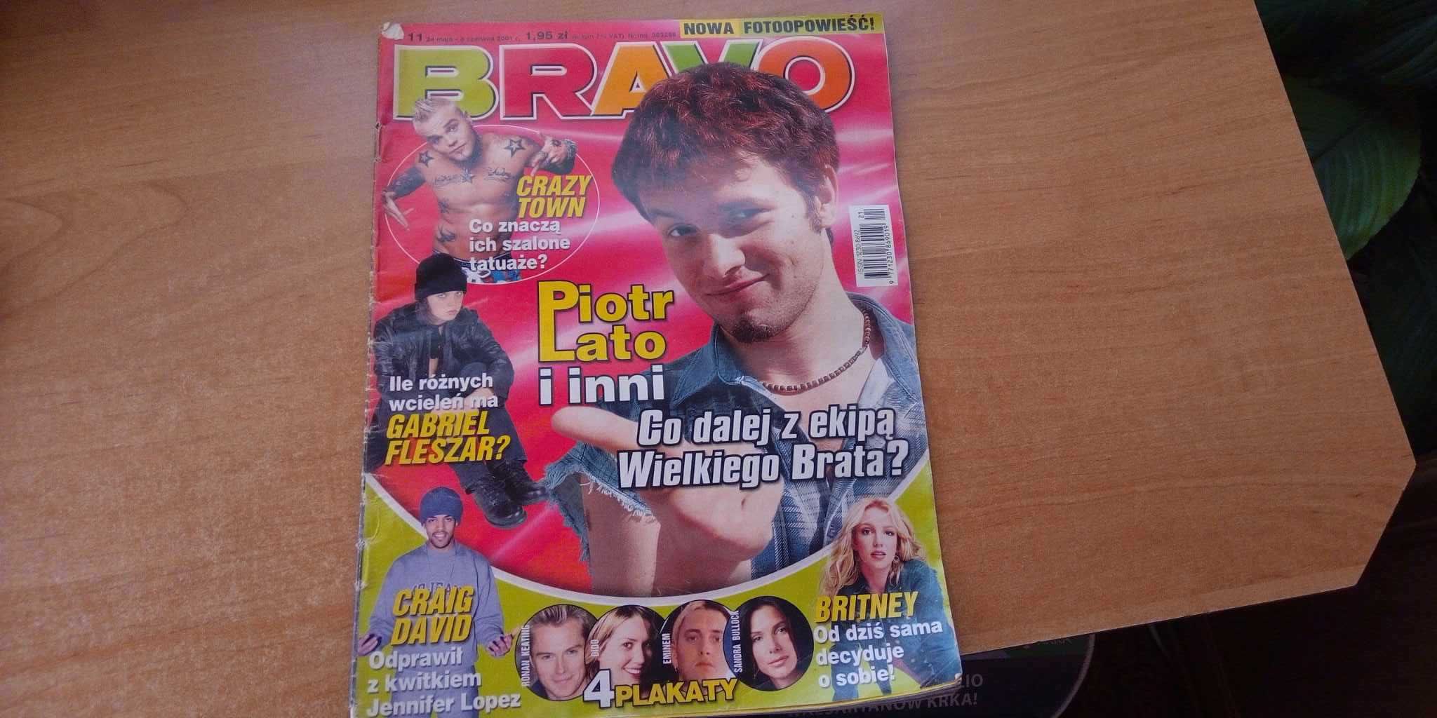 Dwutygodnik Czasopismo Gazeta Bravo nr 11 2001 maj Piotr Lato