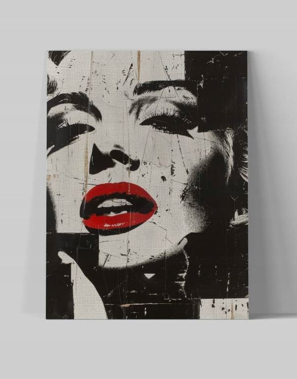 Obraz na płótnie Marilyn Monroe w stylu pop-art 75x100 cm