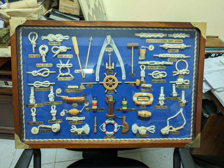 Quadro nós de marinheiro