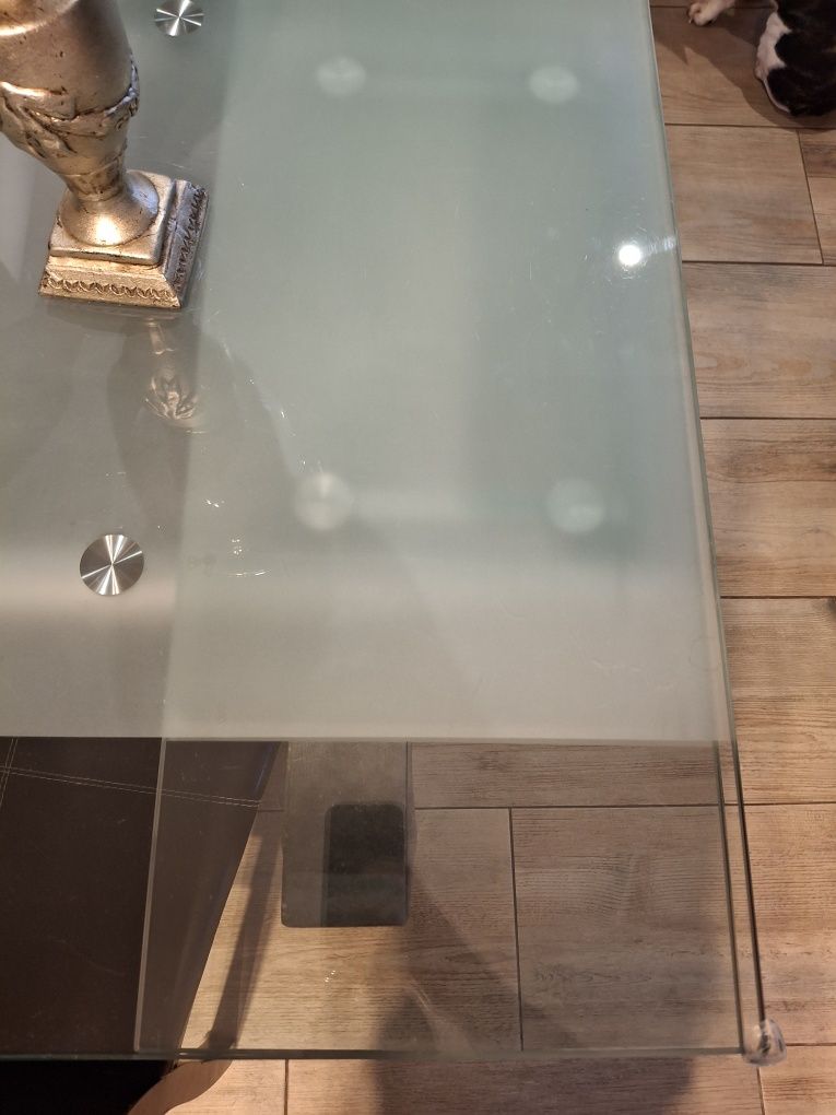 Mesa de vidro extensivel