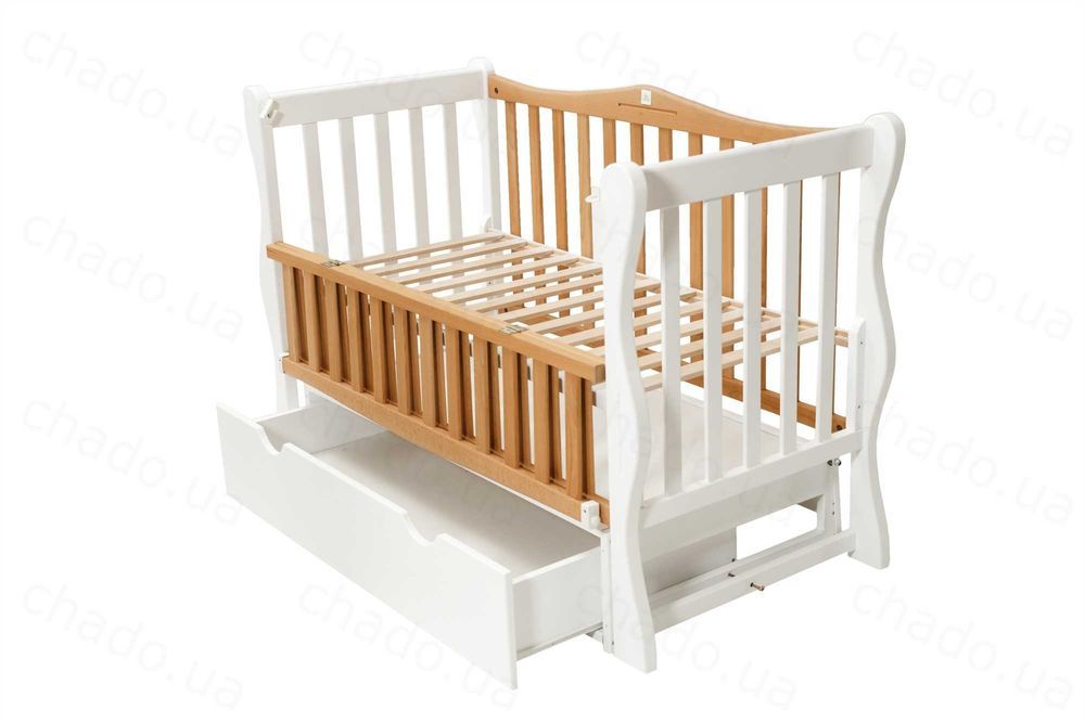 Кроватка для новонароджених _ Ліжко для Немовлят / Ліжечко Букове