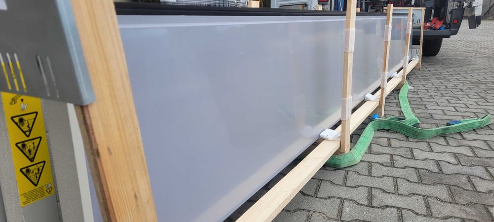 Brama garażowa wiśniowski 5mx2.25 // 5000x2250 UniTherm jasnoszary