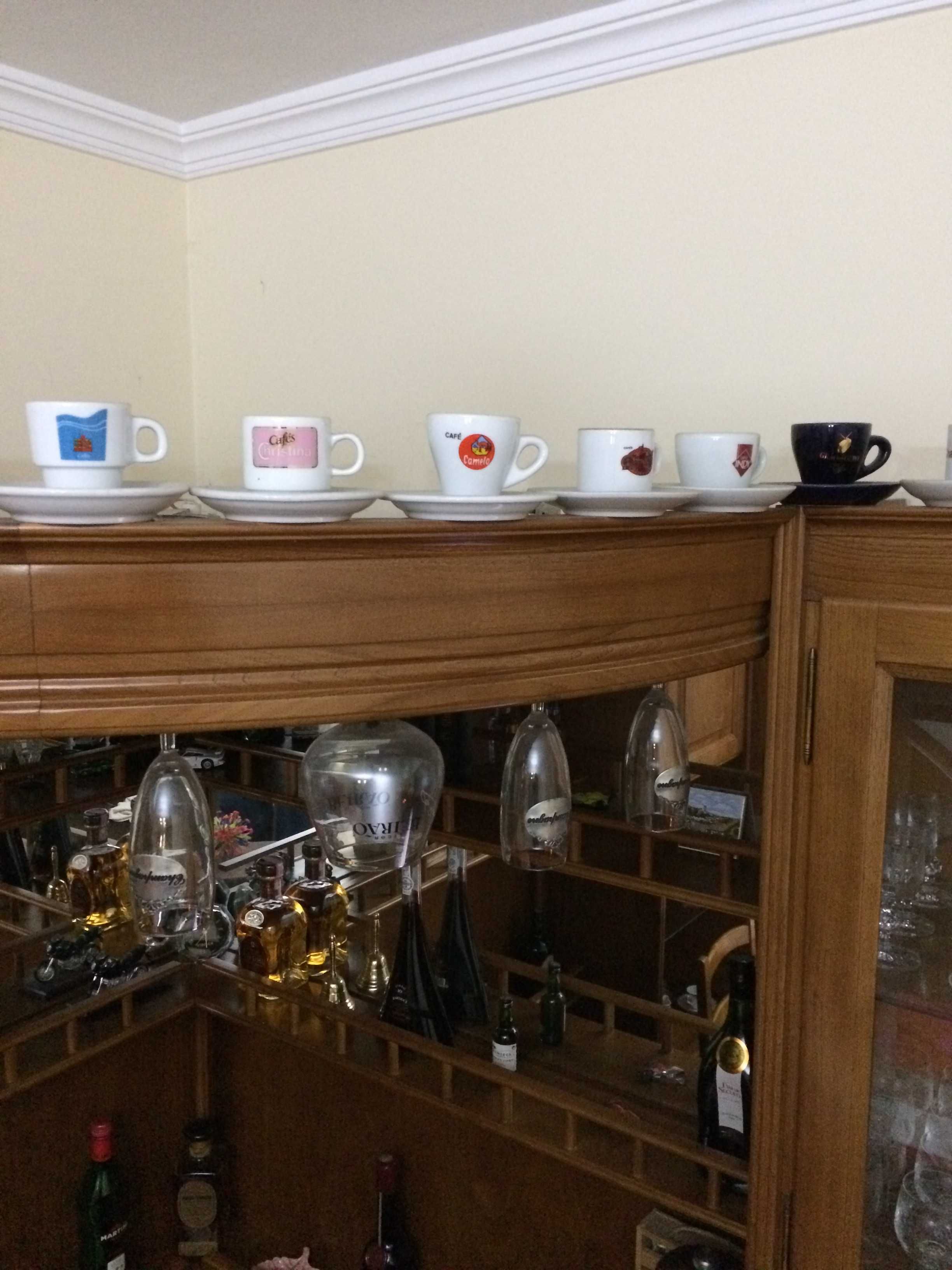 Chávenas de café