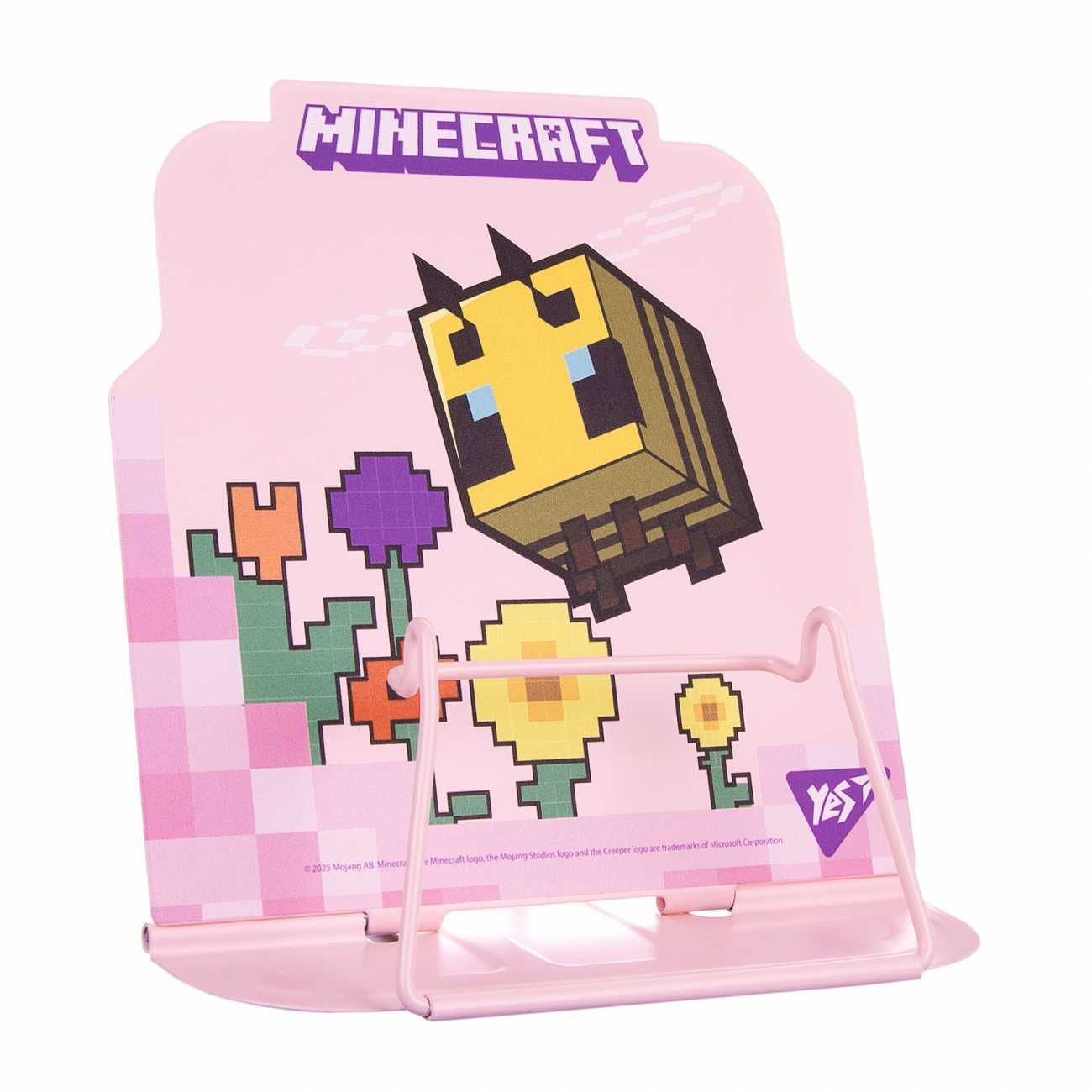 Підставка для книг фігурна Yes Minecraft/Pusheen