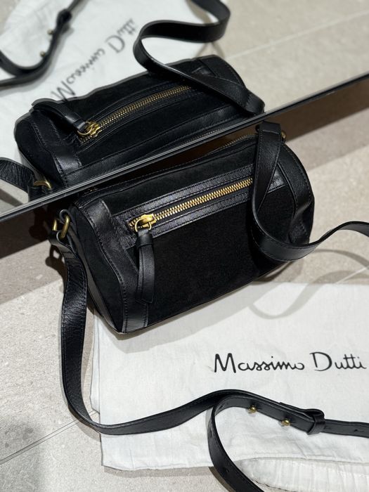 Czarna torebka Massimo Dutti crossbody