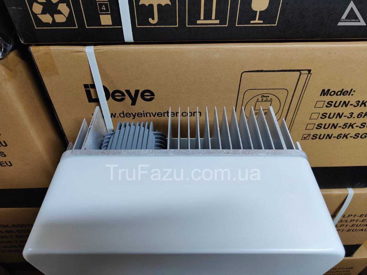 Гібридний інвертор Deye SUN-06K-SG03LP1-EU WiFi 6 kW, 1 фаза, 2 MPPT
