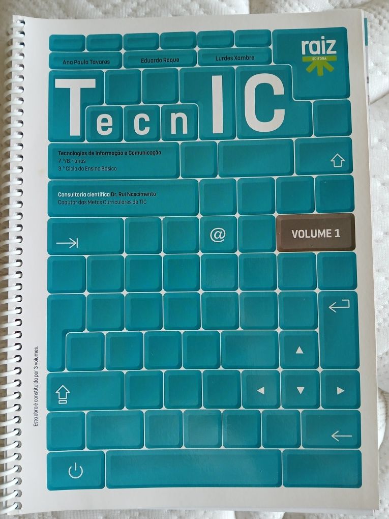 Manuais TIC - TecnIC 7 e 8º Anos - 3 Volumes
