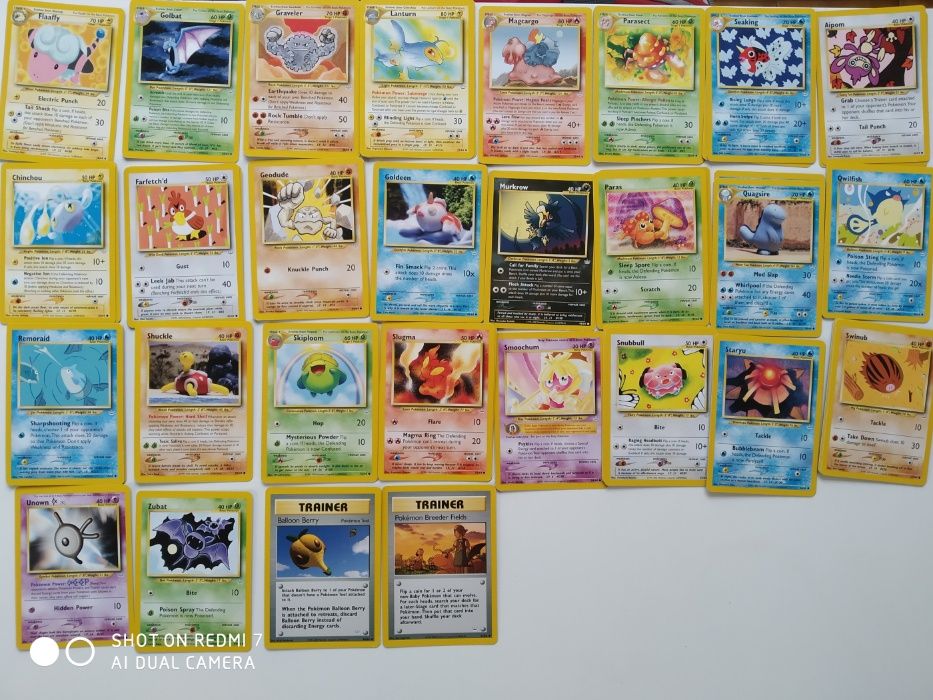 Pokémon Cartas Coleções Neo Discovery Neo Destiny Genesis e Revelation