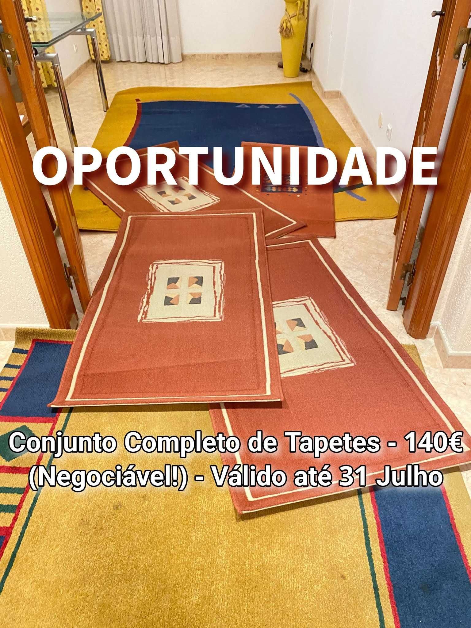 Conjunto de Tapetes para Casa - Conforto e Estilo a Preço Imbatível!