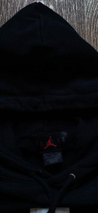 Чёрное мужское худи свитшот футболка Air Jordan размер XXL