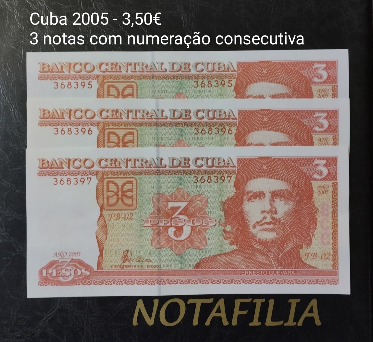 Notas estrangeiras, trios