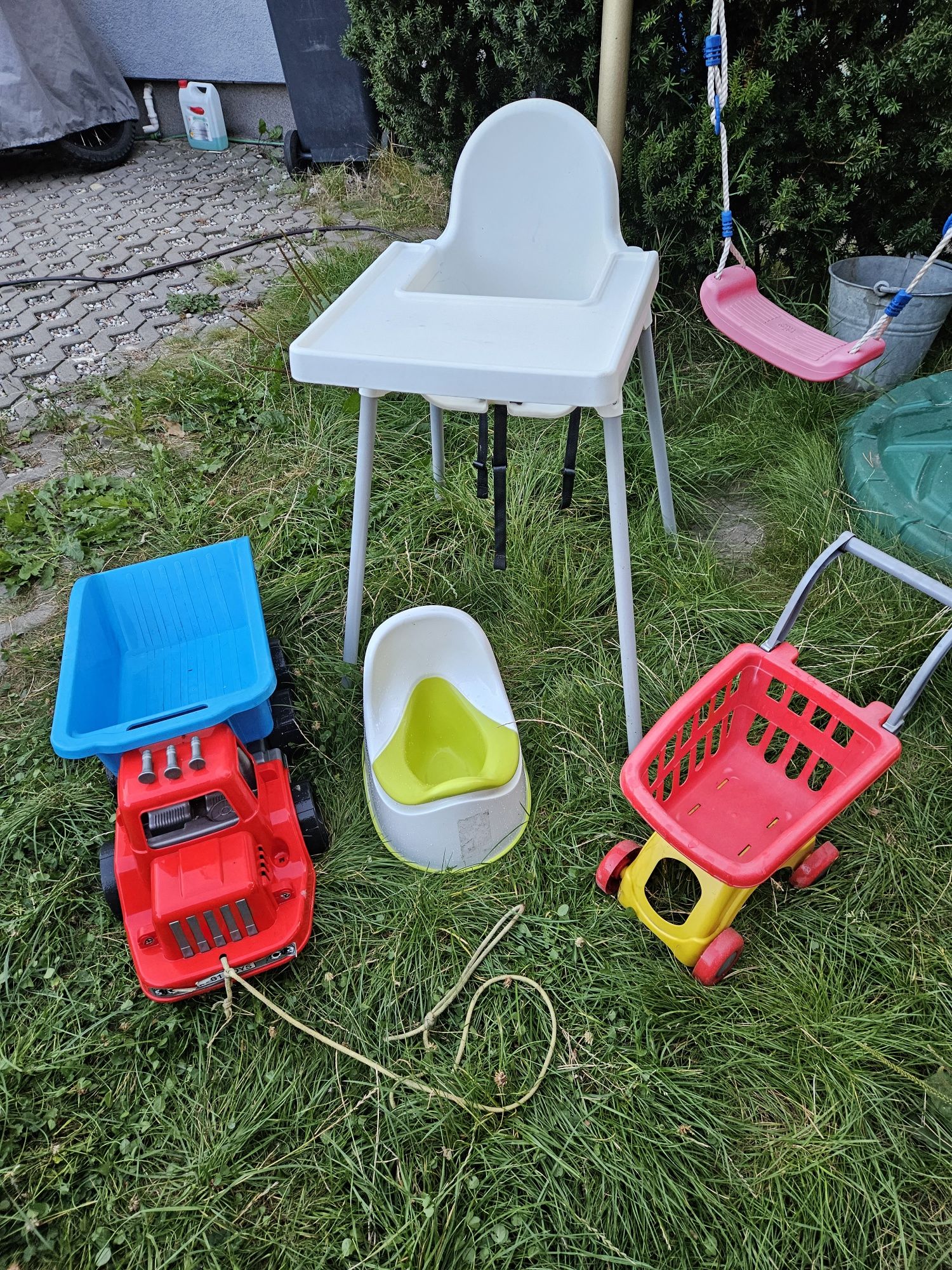 Zabawki ogrodowe nocnik piaskownica krzesełko ikea