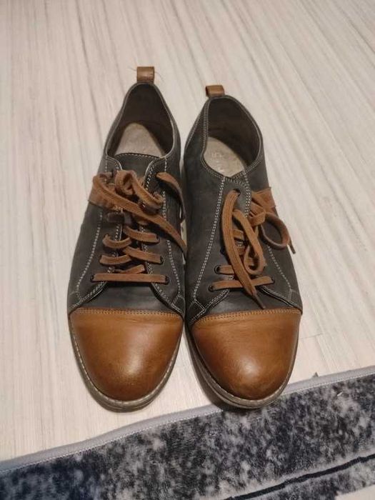 skórzane buty męskie rozm. 42 firmy Gino Rossi