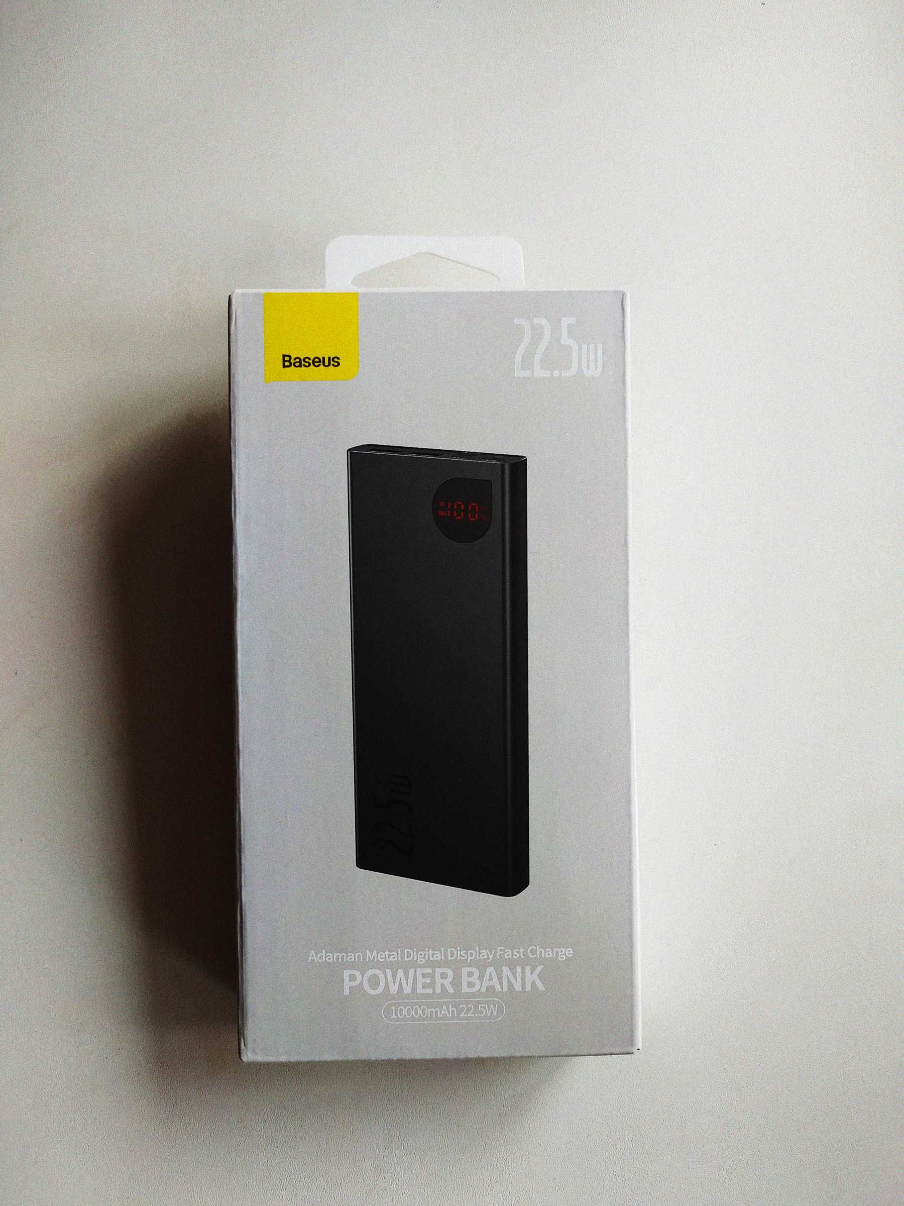 Baseus Adaman Metal Digital QС/PD 10000 mAh 22.5W Black