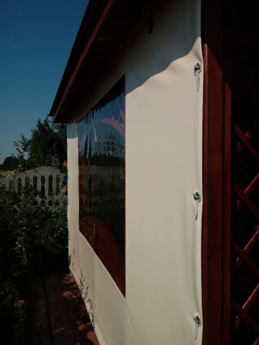 osłona altany tarasu