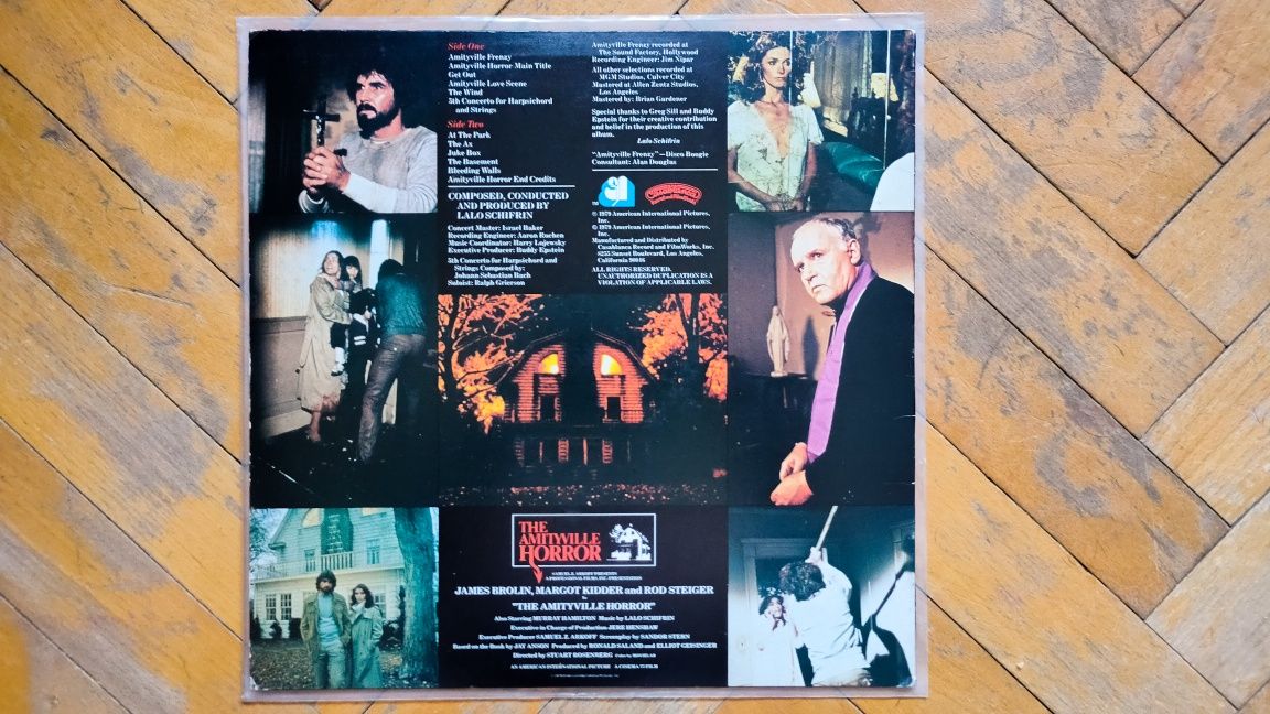 Amityville Horror - Lalo Shifrin - First Press - Score