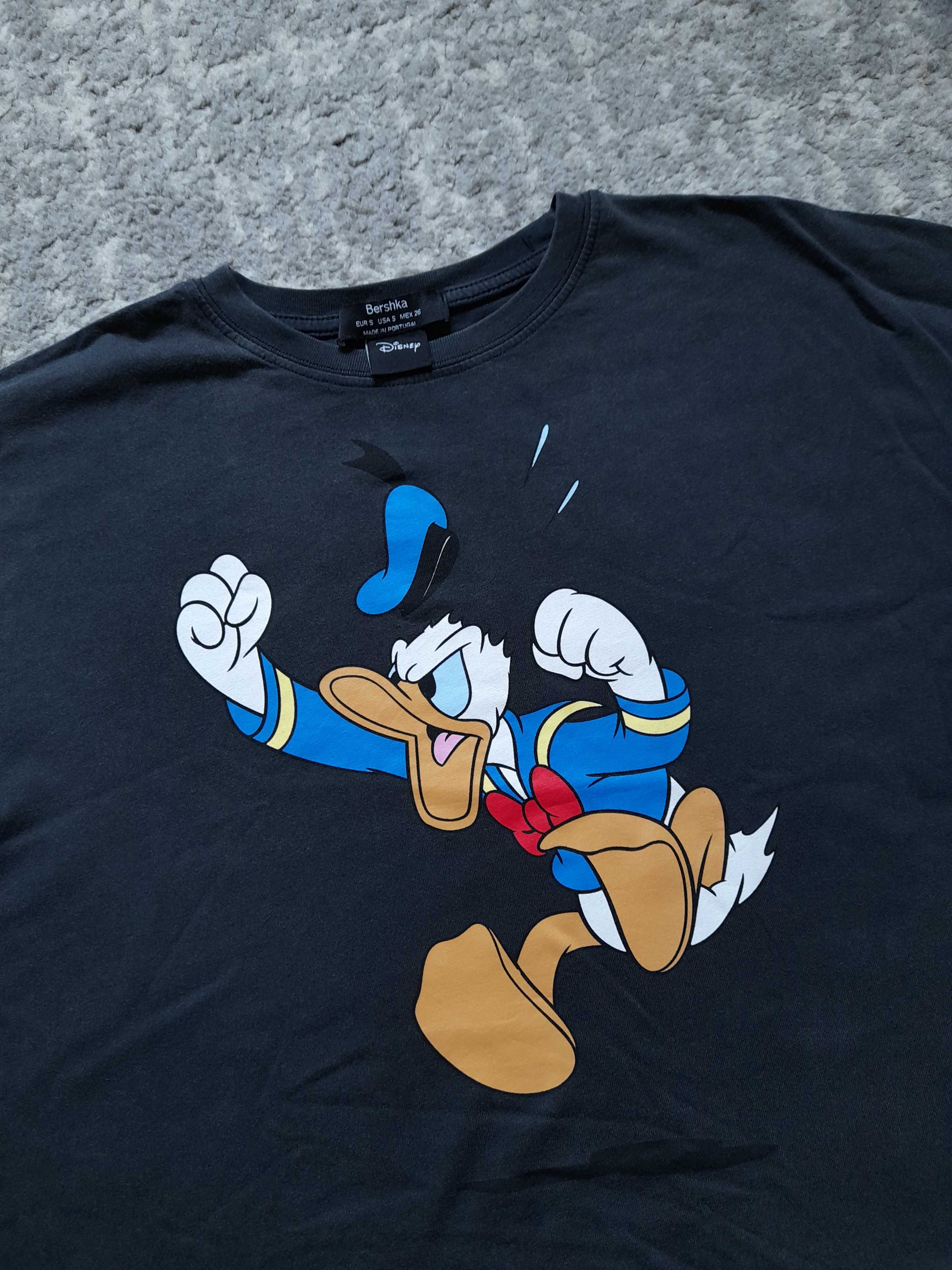 Krótka koszulka crop top Bershka s