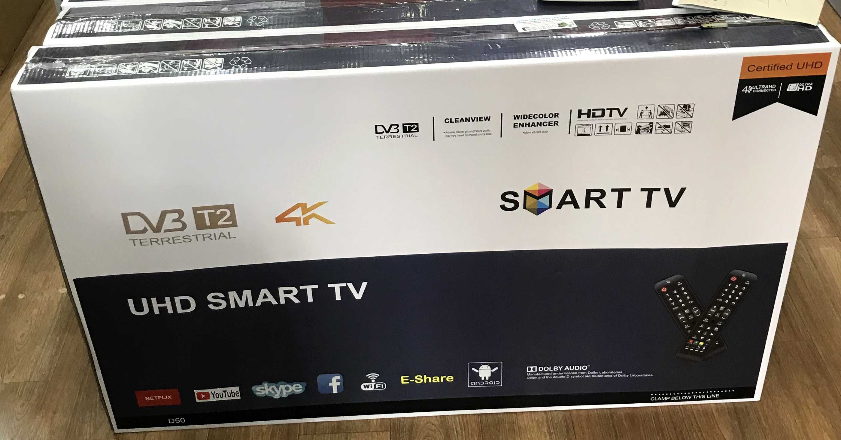 Телевизор LED 4K 50", 42", 32" Smart TV+T2+WiFi под SAMSUNG