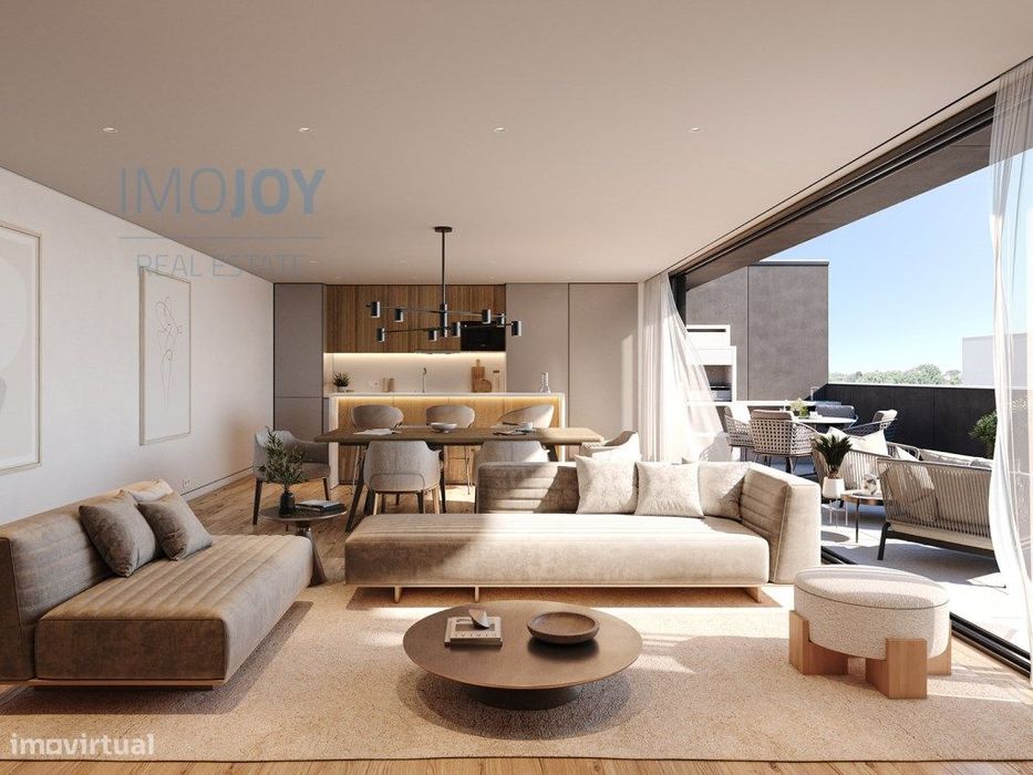 Apartamento T3 com Terraço em Matosinhos