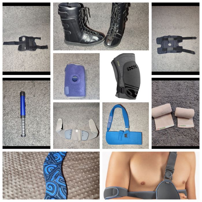 Ортези, бандажі, фіксатори та реабілітаційне обладнання