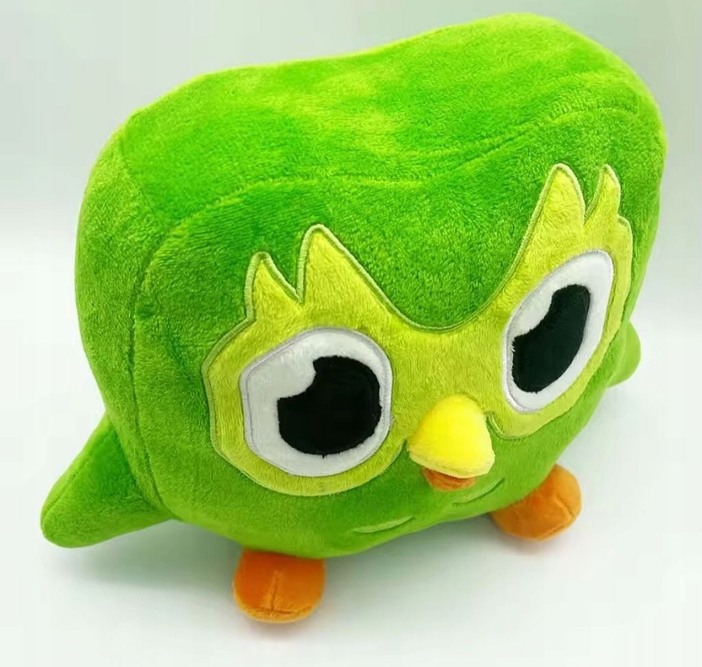 Pluszak Sowa Duolingo przytulanka maskotka miś prezent