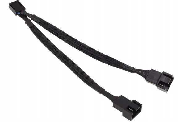 Rozdzielacz Adapter Przedłużacz Zasilania Do Wentylatora 4-pin 2x PWM