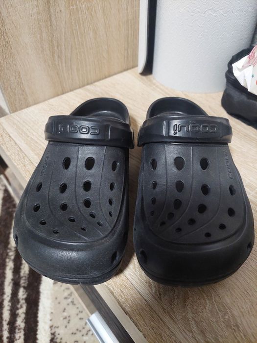 Чорні сабо з устілкою