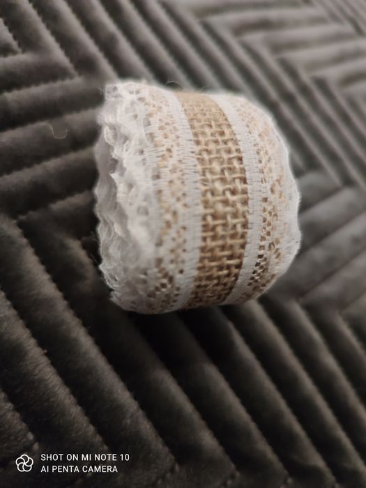 Rustykalna koronkowa wstążka 2m Boho